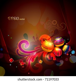 abstract colorful background with space for your text