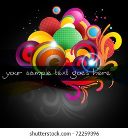 abstract colorful background with space for your text