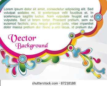 abstract colorful background with space for your text