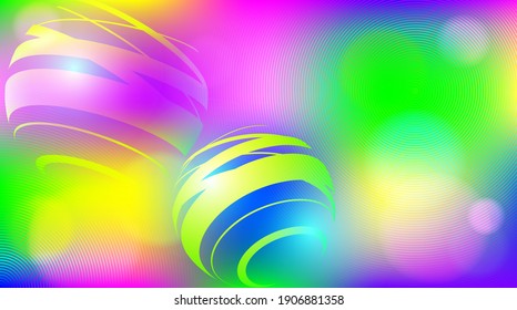 Resumen de fondo colorido, efectos especiales, ilustración vectorial.