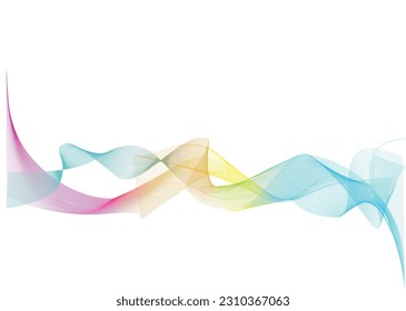 Abstract colorful background. spectrum wave