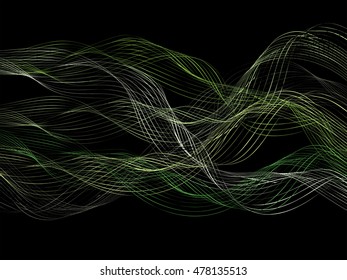 Abstract colorful background. Spectrum wave. smoke line color