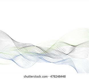 Abstract colorful background. Spectrum wave. smoke line color