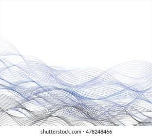 Abstract colorful background. Spectrum wave. smoke line color