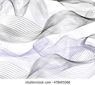 Abstract colorful background. Spectrum wave. smoke line color