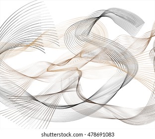Abstract colorful background. Spectrum wave. smoke line color