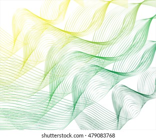 Abstract colorful background. Spectrum wave. smoke line color