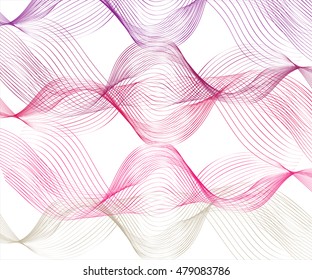 Abstract colorful background. Spectrum wave. smoke line color