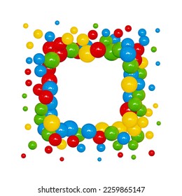 Abstract colorful background with sphere