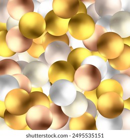 Abstract colorful background with sphere. green balls. 