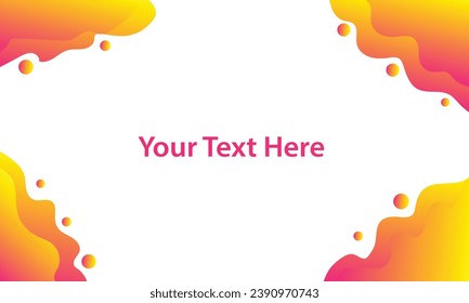 Abstract colorful background and splash in white colour with space for text