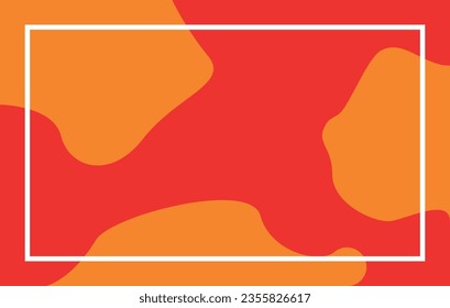 abstract colorful background, square border inside background.
