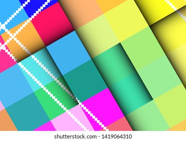abstract. colorful background with square frames. vector geometric.