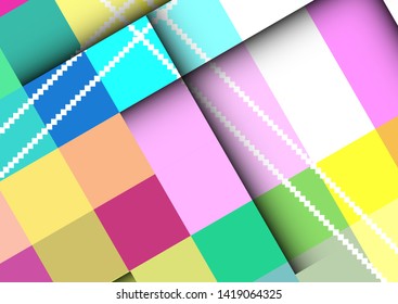 abstract. colorful background with square frames. vector geometric.