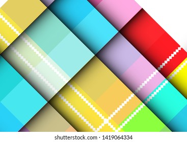 abstract. colorful background with square frames. vector geometric.