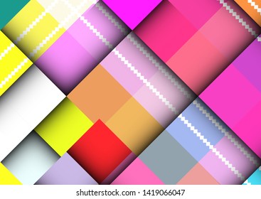 abstract. colorful background with square frames. vector geometric.