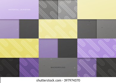 abstract, colorful background with square frames. vector geometric, fashion wallpaper template. material design backdrop. origami style, vector, business cards layout
