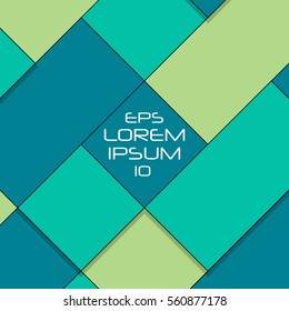 Abstract colorful background with square frames. Vector illustration.