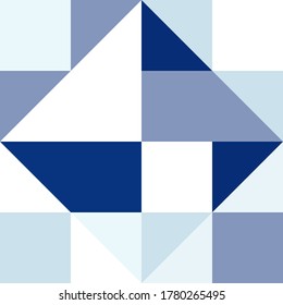 Abstract colorful background with square and triangle frames. Geometric background texture for business cards, banners, presentations and sites.