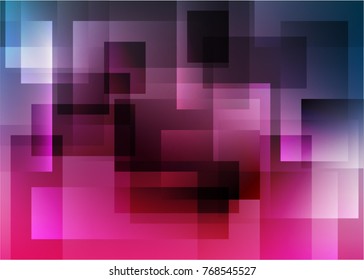 Abstract colorful background with squares