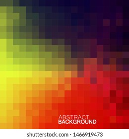 Abstract colorful background of squares. Geometric pattern. Vector illustration. Eps 10
