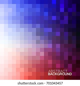 Abstract colorful background of squares. Geometric pattern. Vector illustration. Eps 10