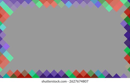 Fundo colorido abstrato com padrão de quadrados