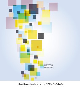 Abstract colorful background. squares vector