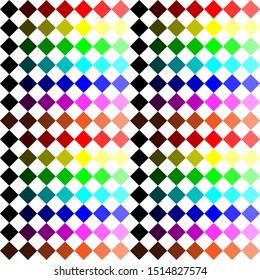 Abstract colorful background squares.Square pattern in many colors and multicolored.