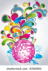 abstract colorful background with star vector illustration