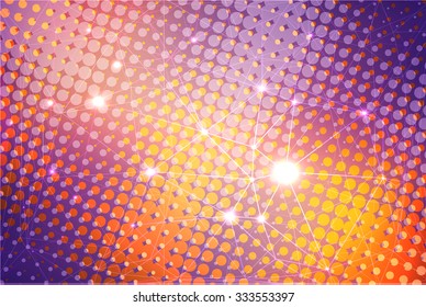 Abstract colorful background with stars vector illustration EPS10.