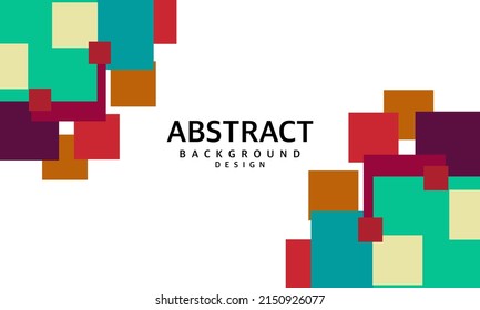 abstract colorful background straight and wavy lines