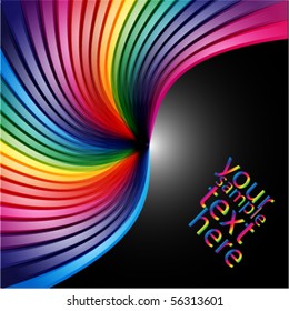 abstract colorful background with striped rainbow colors