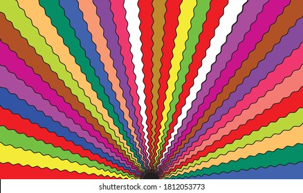 Abstract colorful background with stripes. Background with diagonal rainbow lines.