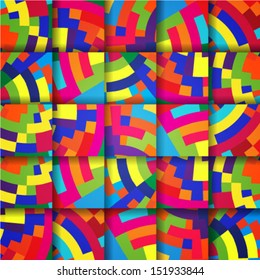 Abstract colorful background template.