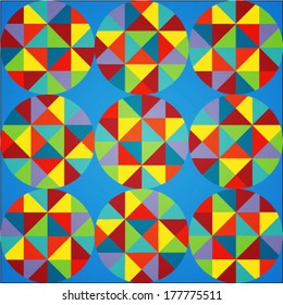 Abstract colorful background template.