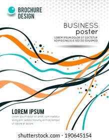Abstract colorful background template