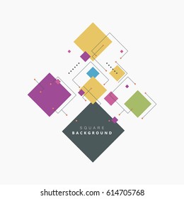 Abstract colorful background template.