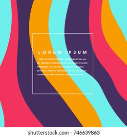 Abstract colorful background template