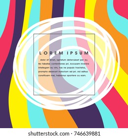 Abstract colorful background template
