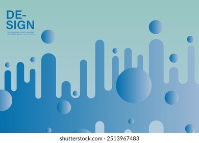 abstract colorful background template banner