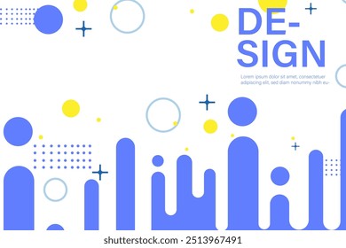 abstract colorful background template banner