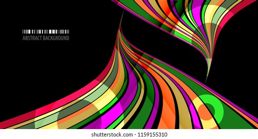 Abstract colorful background template with blended multiple bar shapes