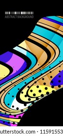 Abstract colorful background template with blended multiple bar shapes
