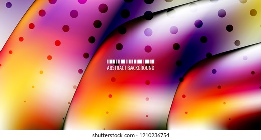 Abstract colorful background template with blended multiple bar shapes
