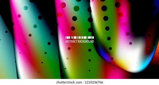 Abstract colorful background template with blended multiple bar shapes