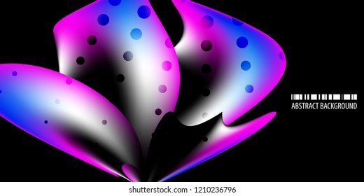 Abstract colorful background template with blended multiple bar shapes