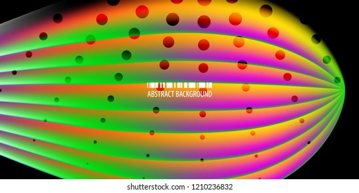 Abstract colorful background template with blended multiple bar shapes