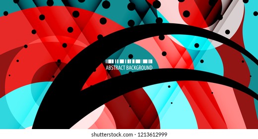 Abstract colorful background template with blended multiple bar shapes