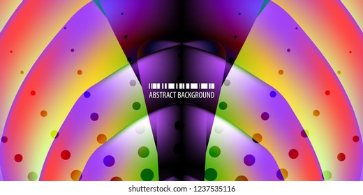 Abstract colorful background template with blended multiple bar shapes
